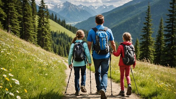 Randonnées familiales : des itinéraires adaptés aux enfants et aux débutants